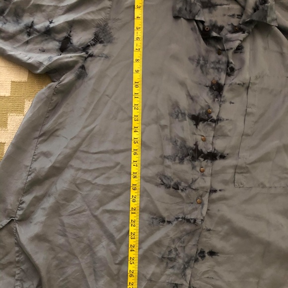 Artists & Revolutionaries Silk Tie-Dye Blouse. OOAK - Picture 9 of 10